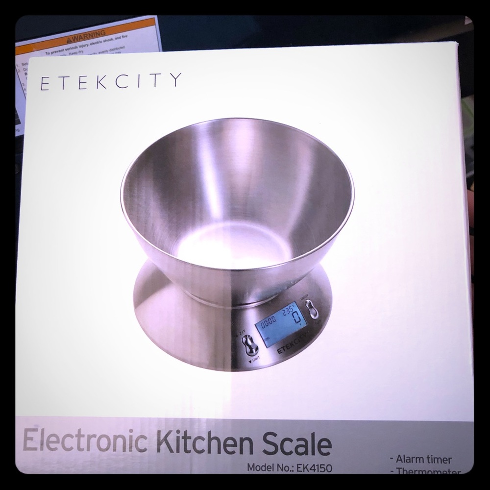 Electronic kitchen scale